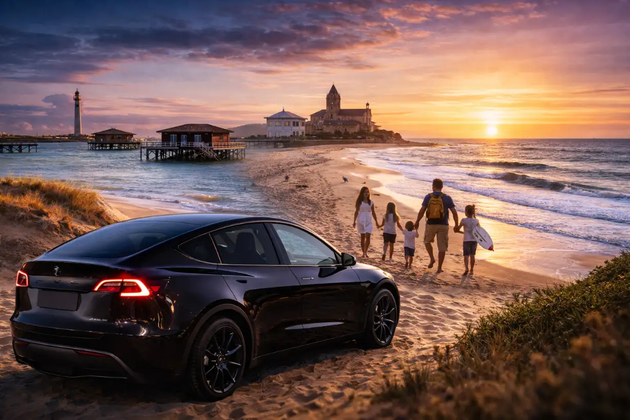 VTC Bordeaux vers les plages de Gironde